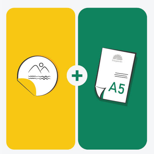 NHÃN DÁN GIẤY + TỜ RƠI A5