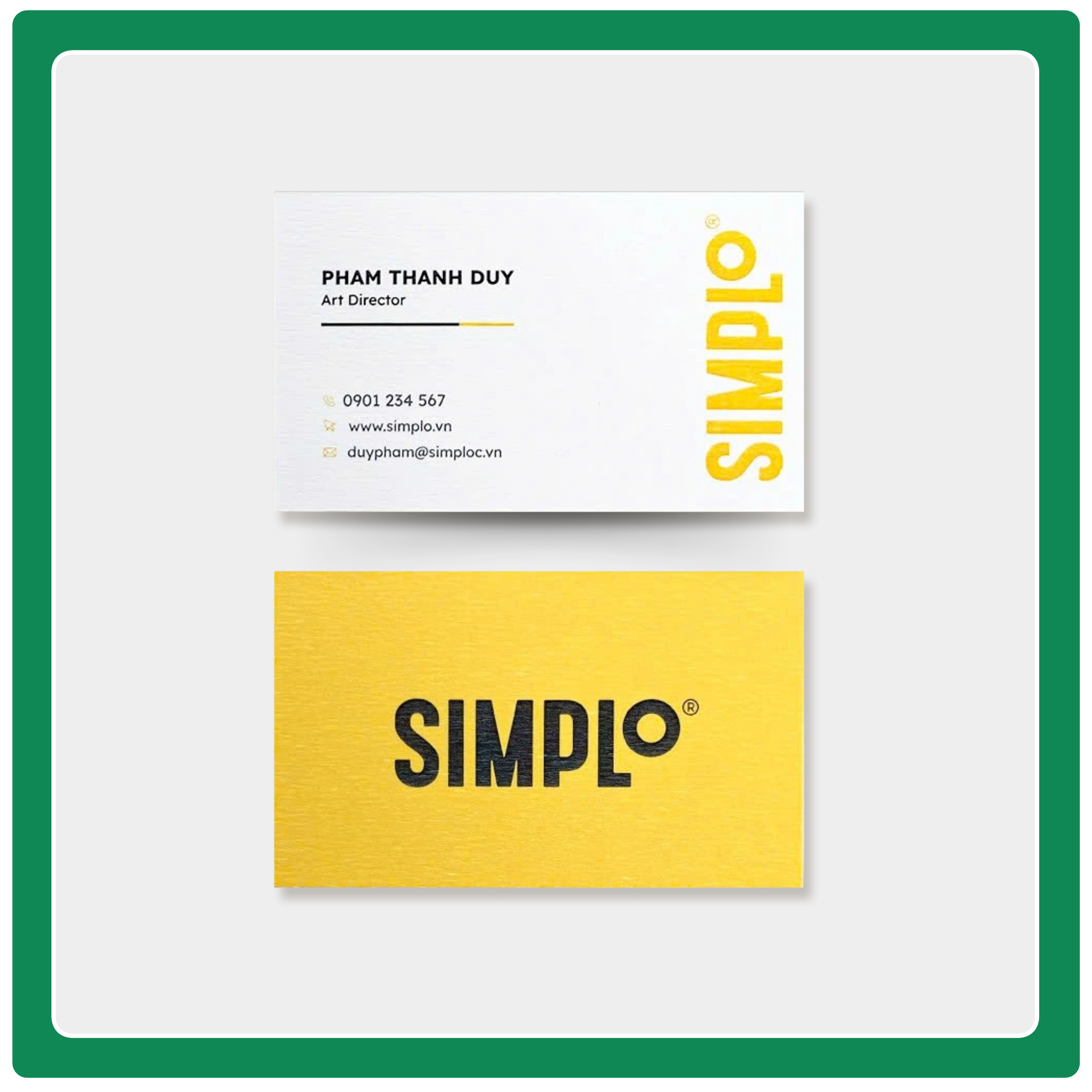 5 HỘP DANH THIẾP GIẤY MỸ THUẬT ECONO