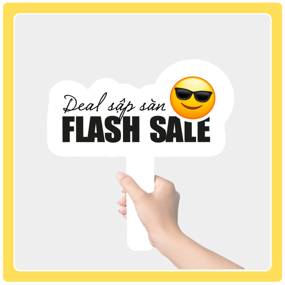 4 HASHTAG CẦM TAY 20x30cm