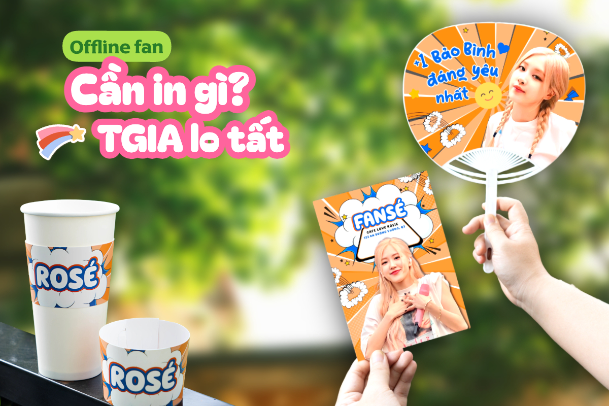 In ấn phẩm idol, fan meeting, in kpop, sự kiện theo yêu cầu tại TGIA