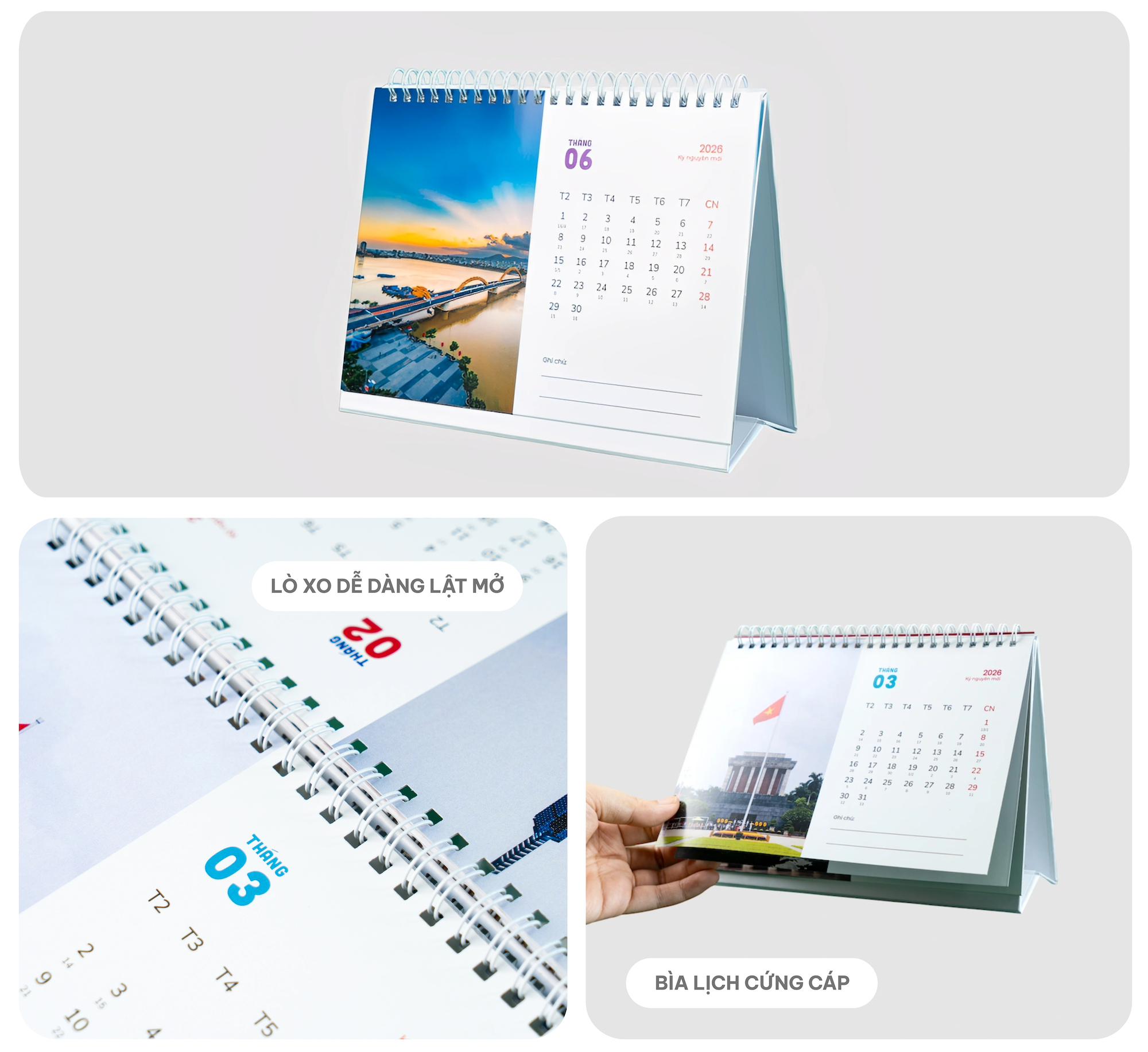 Lịch để bàn - Table Calendars