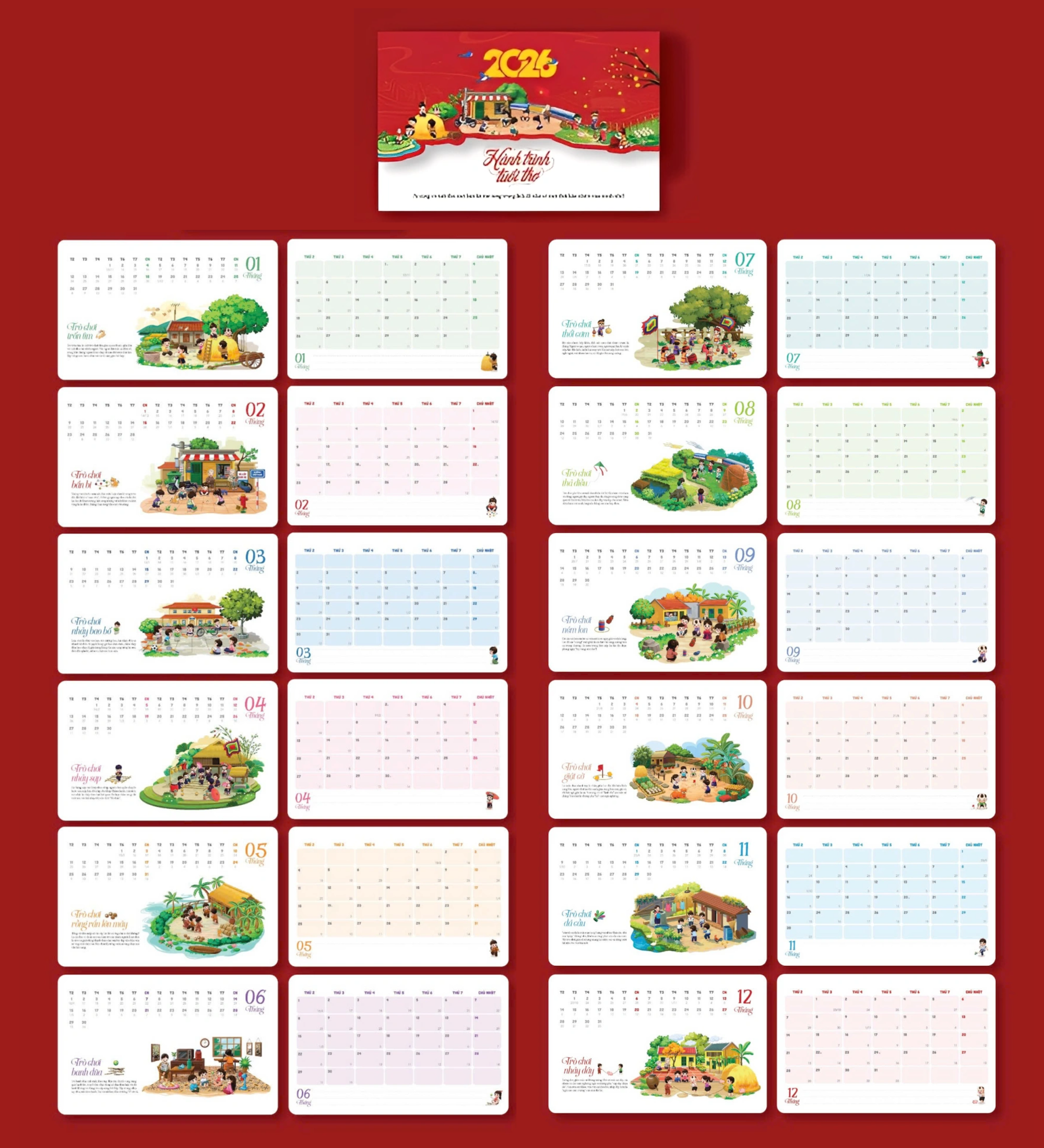 Lịch Để Bàn 2026