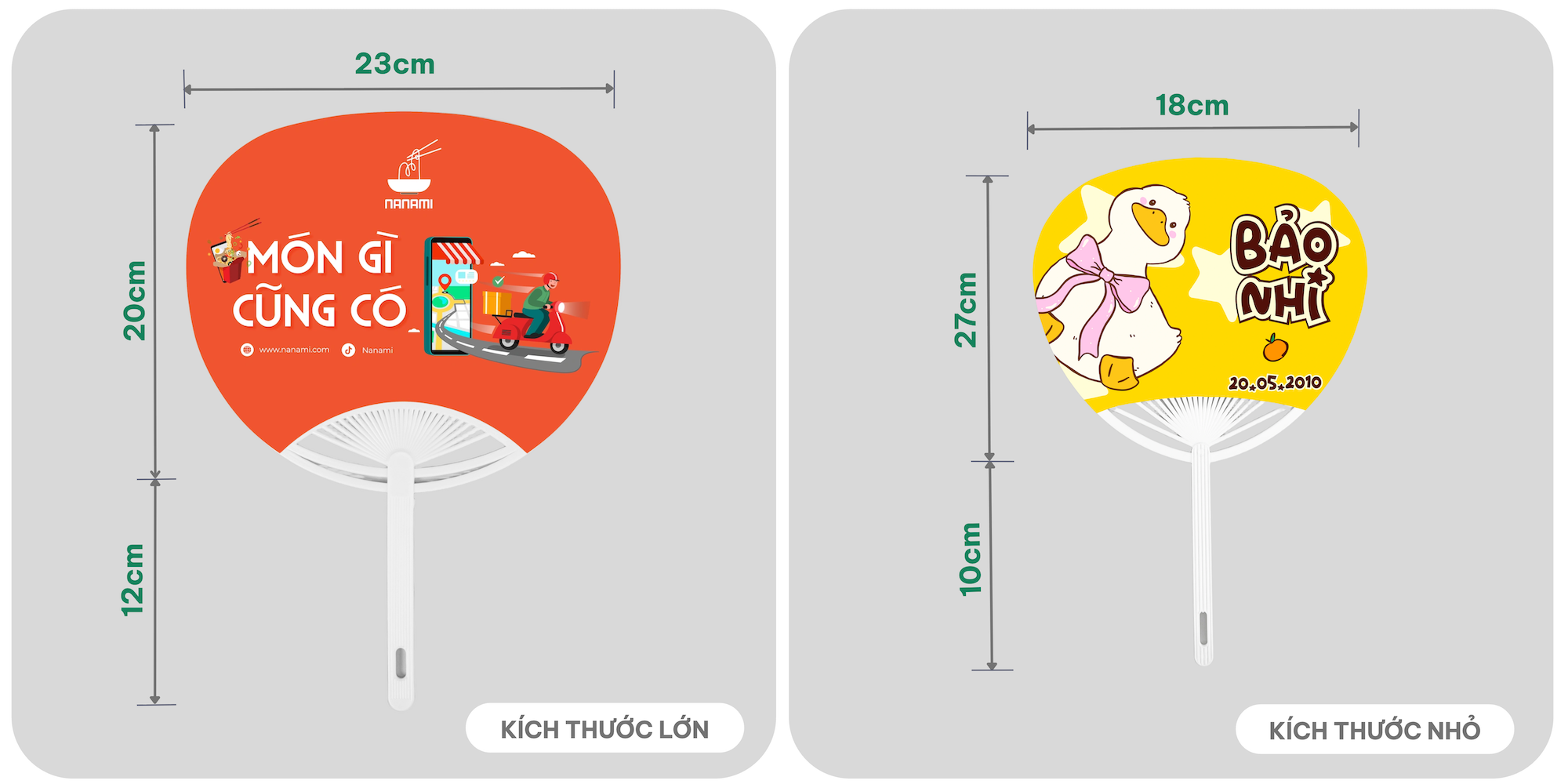 Quạt nhựa cầm tay