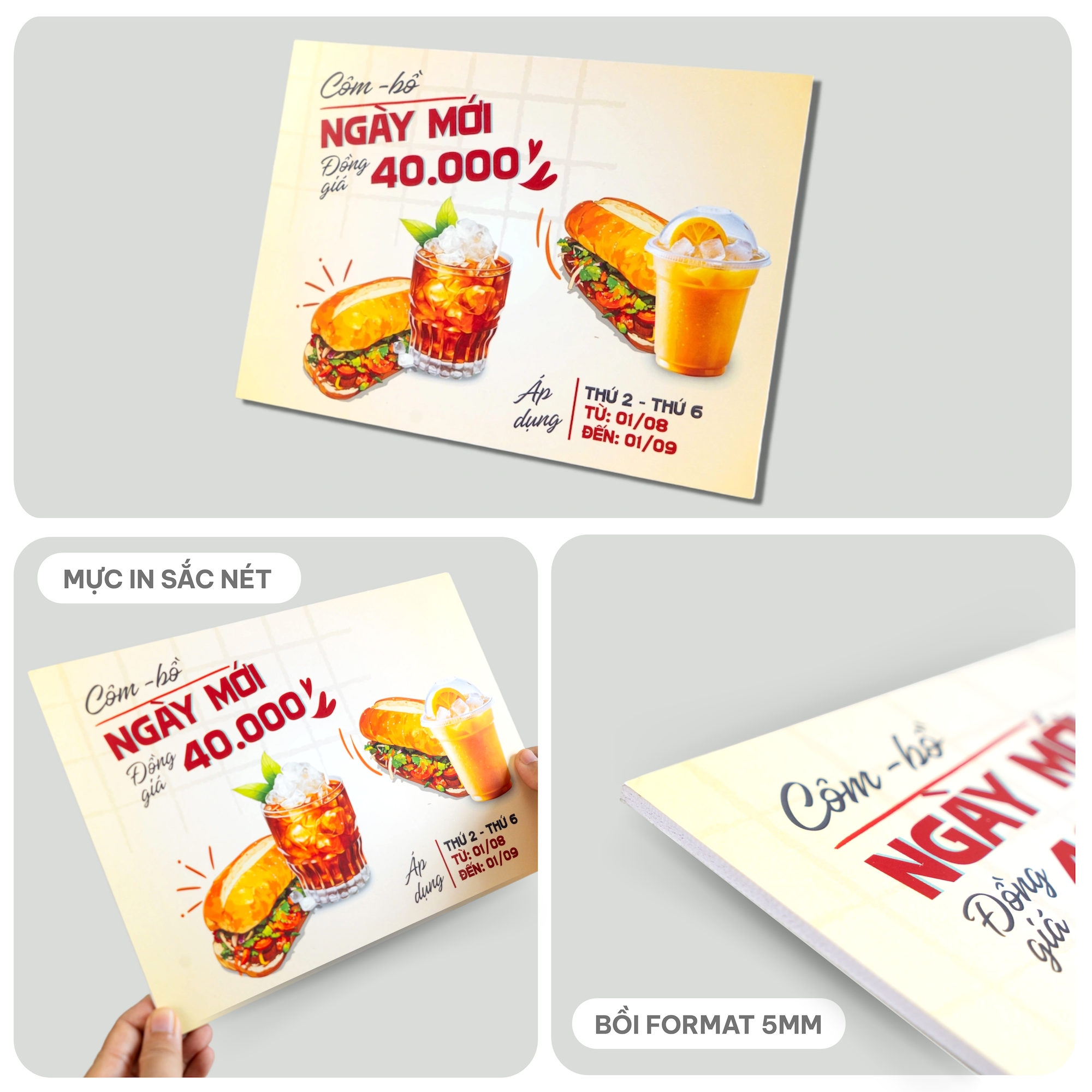 Menu Bồi Format