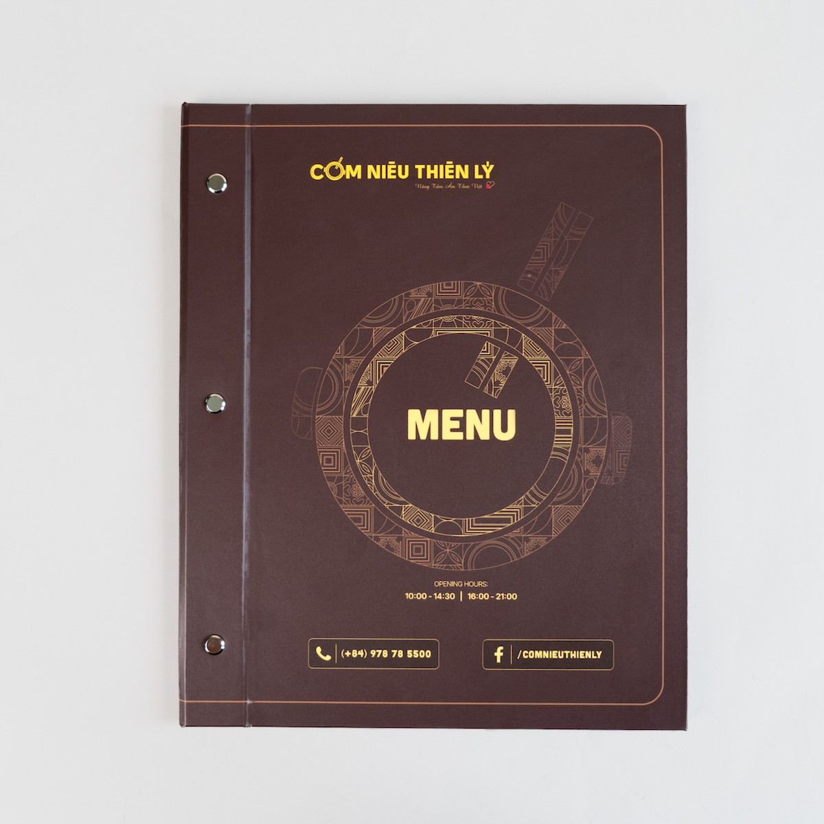 Menu đóng ốc