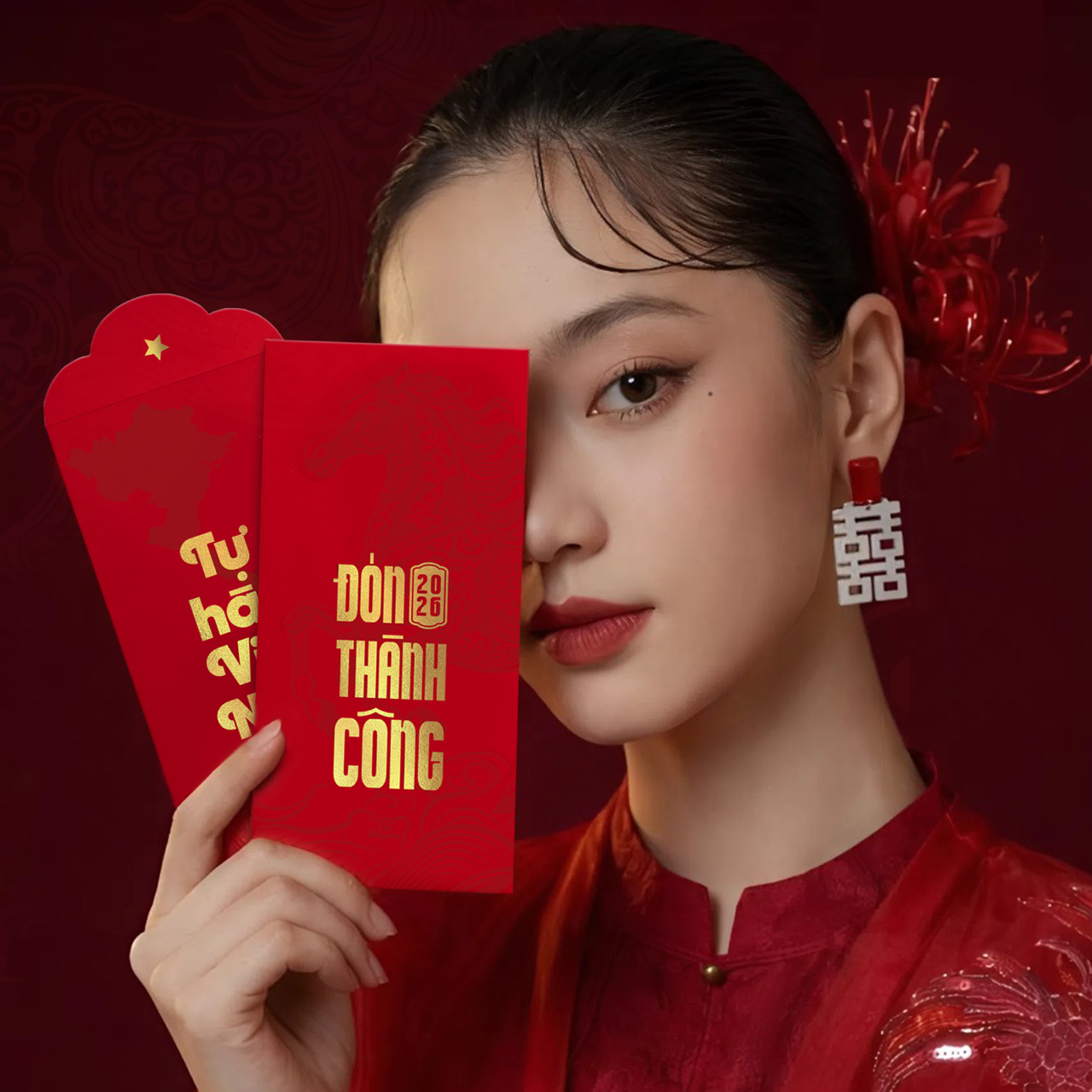 Bao lì xì ép kim cao cấp