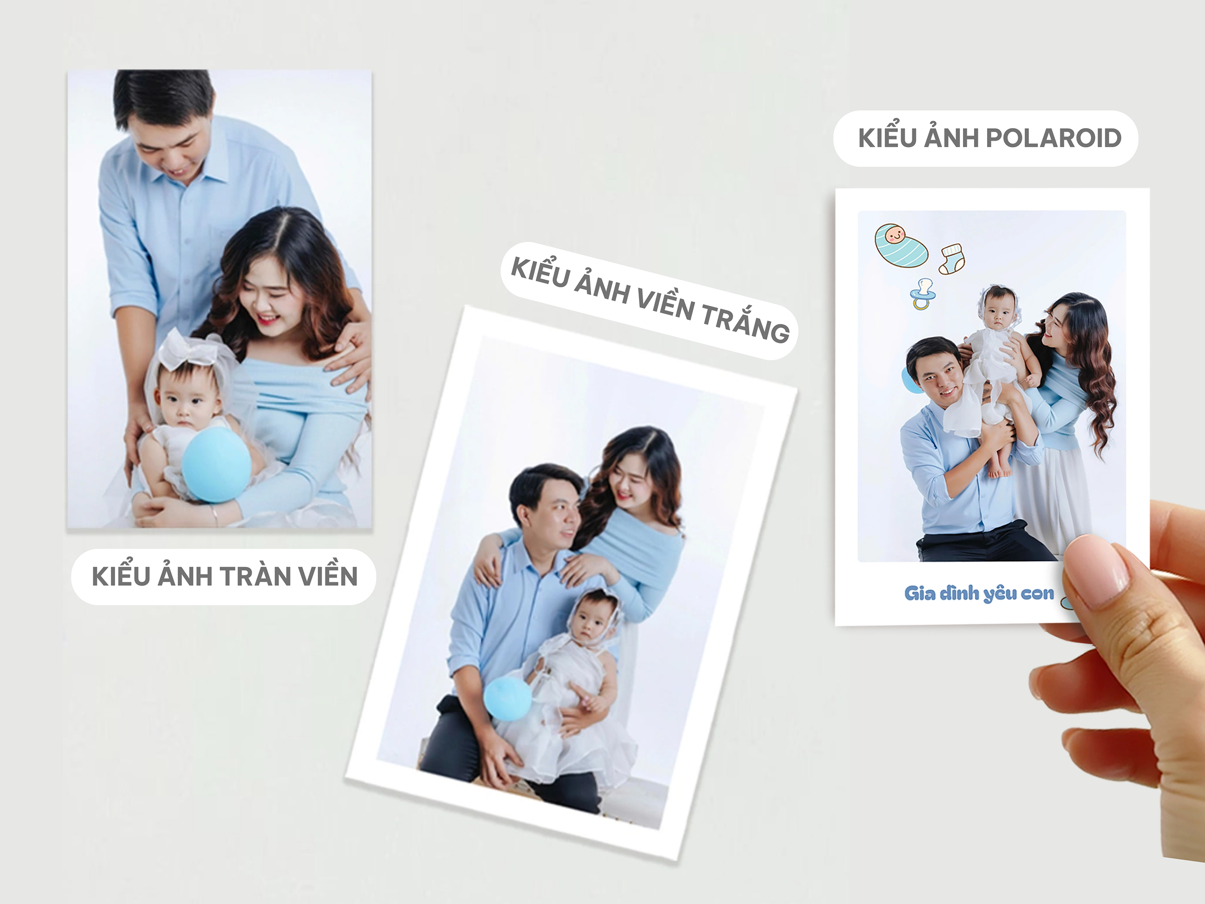 Ảnh nam châm dẻo 3 lớp