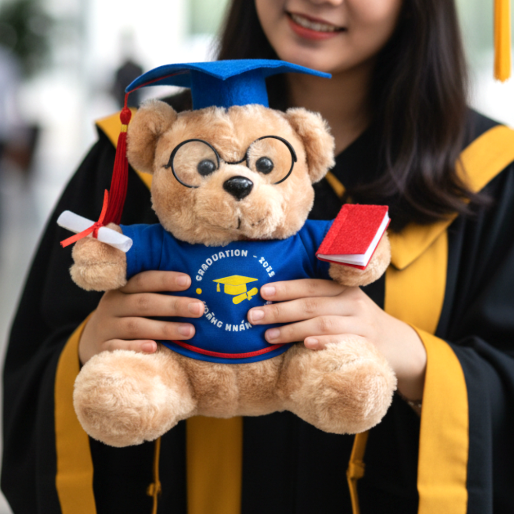 Gấu bông tốt nghiệp