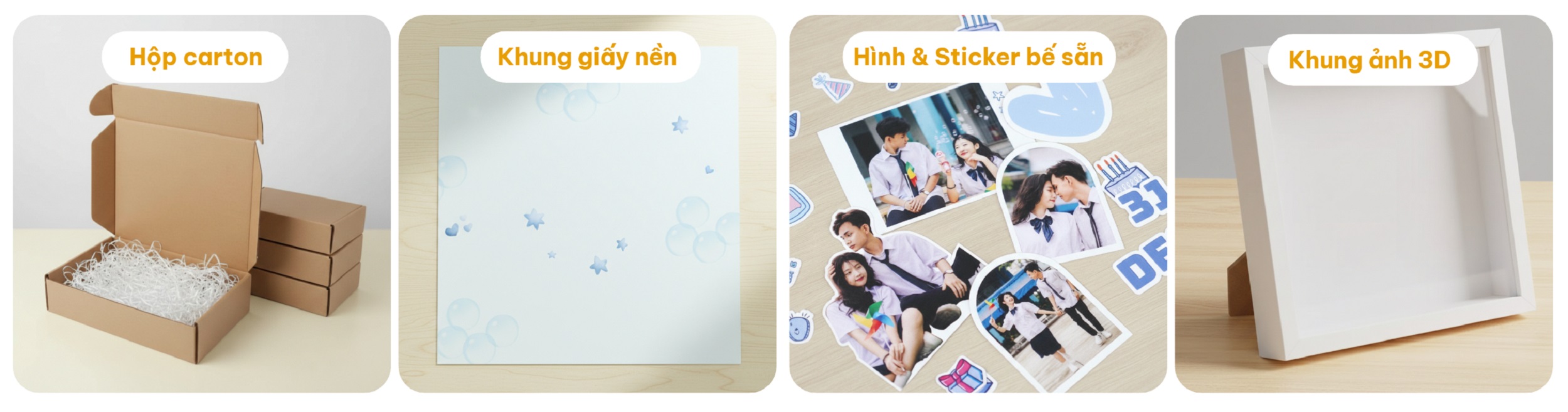 Khung ảnh 3D Handmade