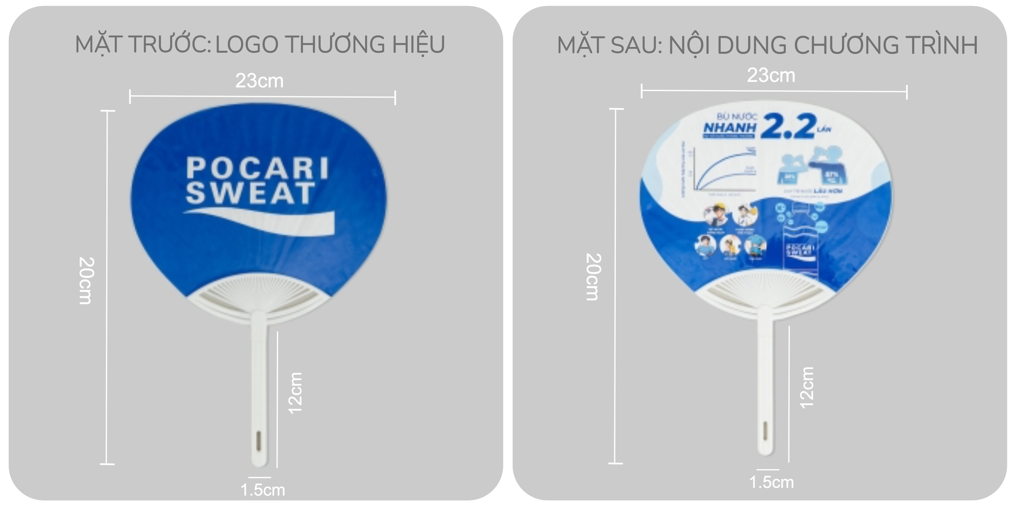 Quạt nhựa cầm tay