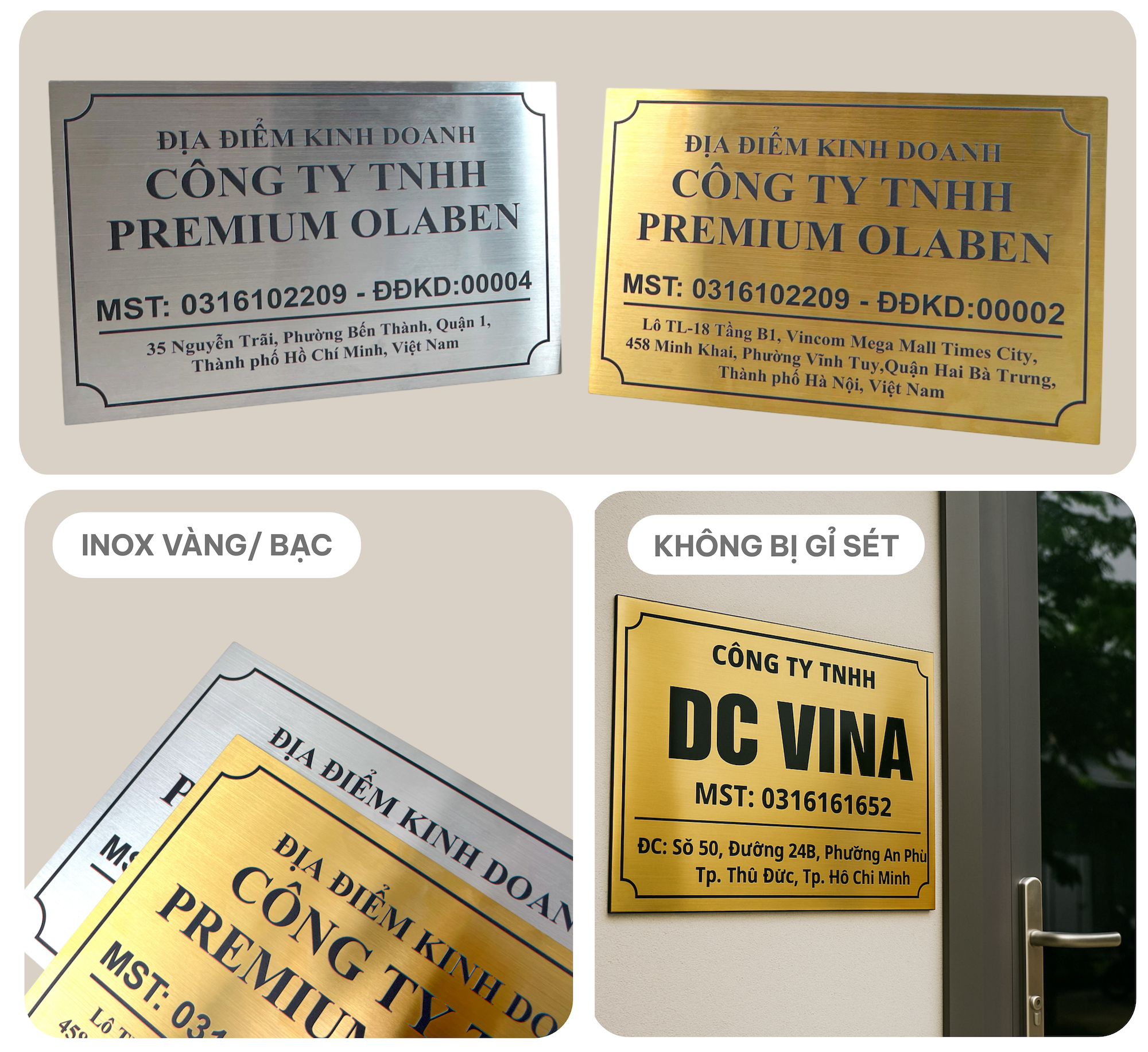 Bảng hiệu công ty