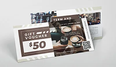 Bí quyết in ấn Voucher cho Quán cà phê nâng cao lợi nhuận