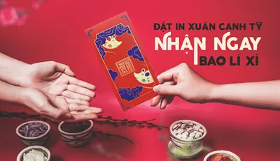 Đặt in Xuân Canh Tý - Nhận ngay bao lì xì