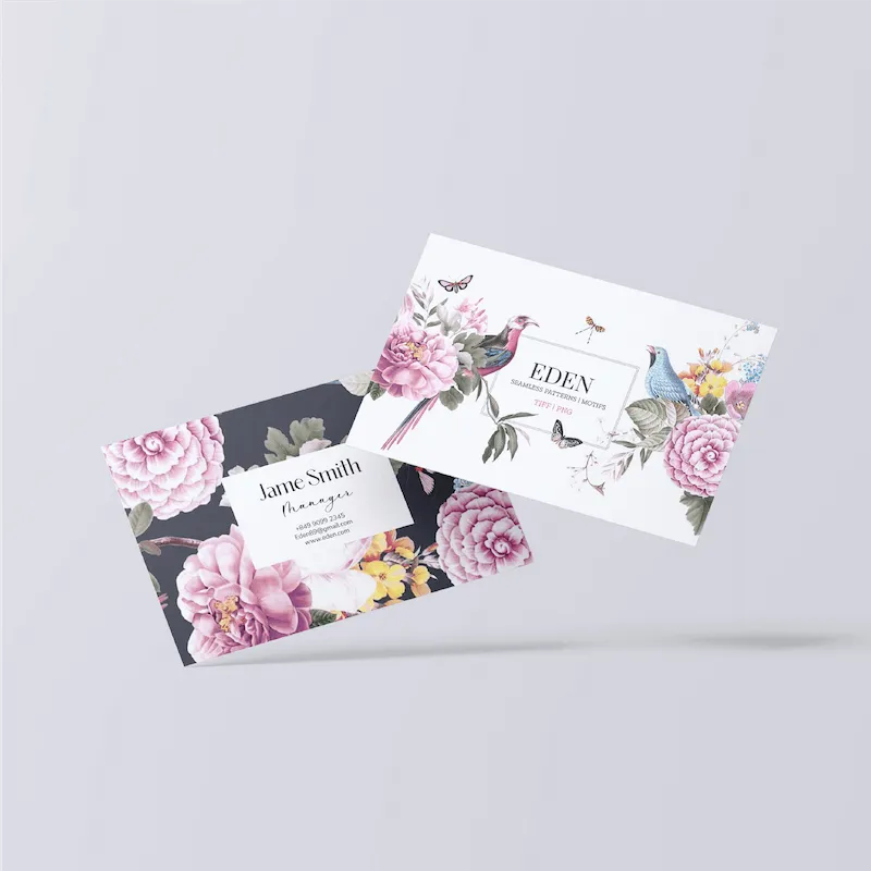 Tiêu chuẩn của mẫu danh thiếp, card visit đẹp và chuyên nghiệp