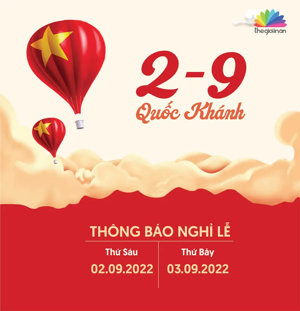 Thông báo lịch nghỉ lễ Quốc Khánh 2/9/2022