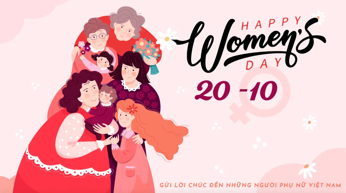 Chúc mừng ngày Phụ nữ Việt Nam 20/10/2022