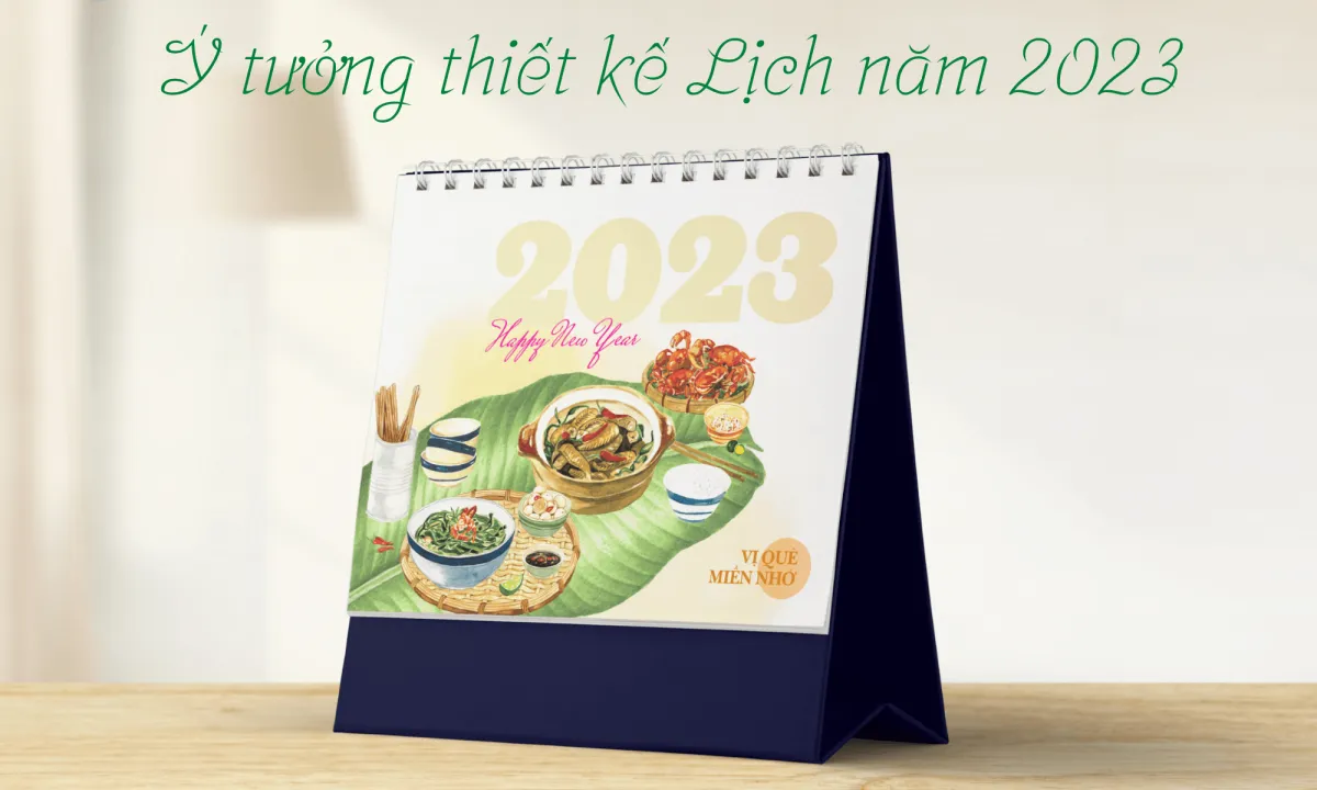 3 Xu hướng và 25 Ý tưởng thiết kế lịch đẹp tạo cảm hứng cho bạn