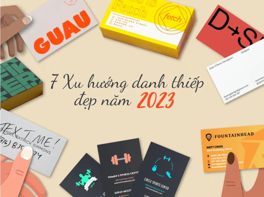 7 xu hướng name card đẹp cho năm 2023