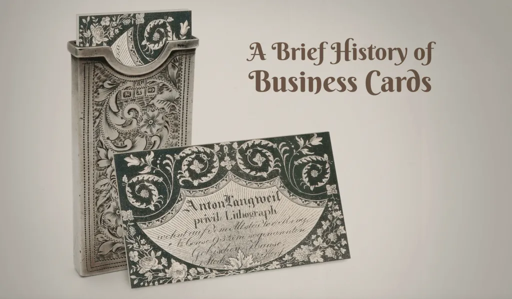 Business card đã hình thành như thế nào?