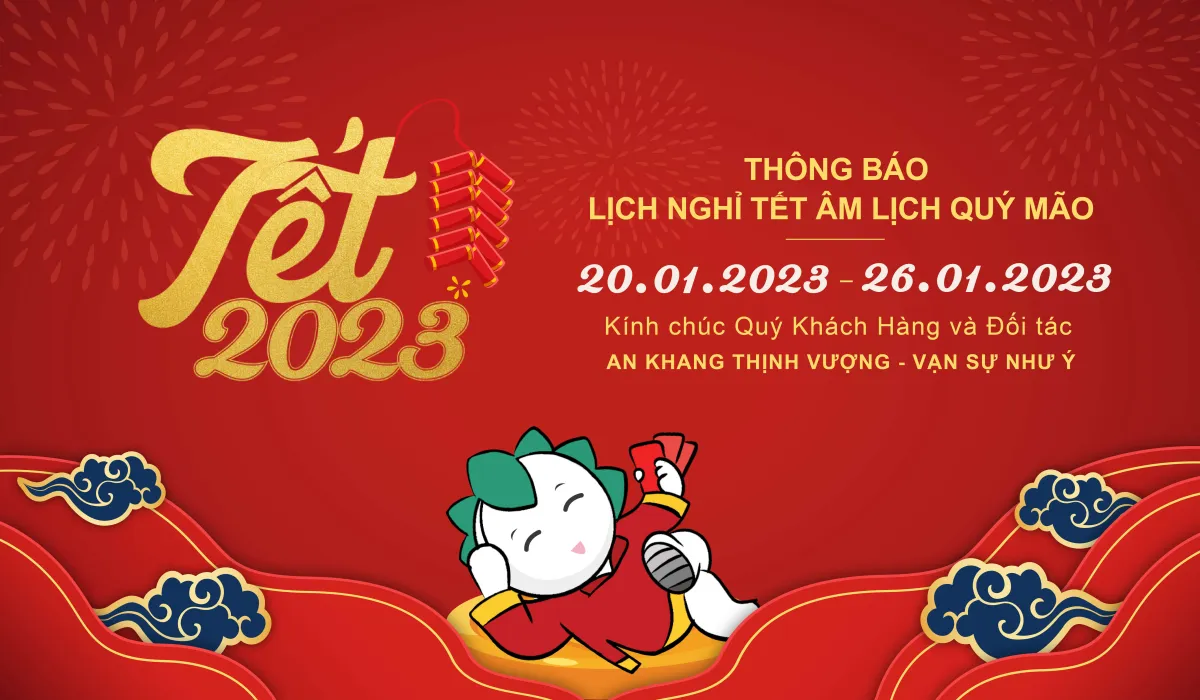 Thông báo nghỉ Tết âm lịch 2023