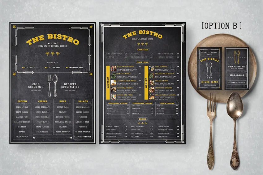 10 Mẹo thiết kế để tạo ra thực đơn - menu nhà hàng hấp dẫn