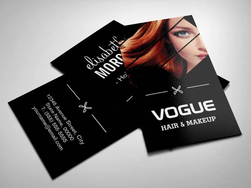 Thiết kế và in ấn Name Card cho Salon chăm sóc tóc