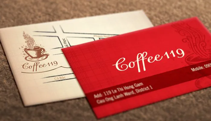 4 Bước không thể bỏ qua khi in ấn và thiết kế Name Card cho Quán cà phê