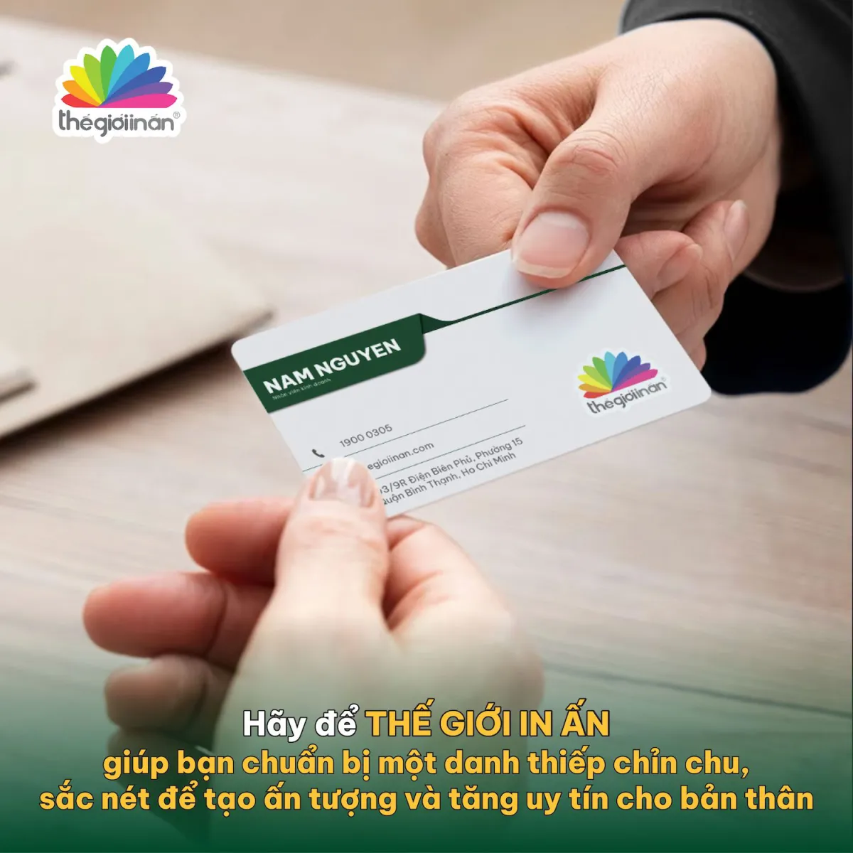 Xây Dựng Hình Ảnh Chuyên Nghiệp Với Danh Thiếp