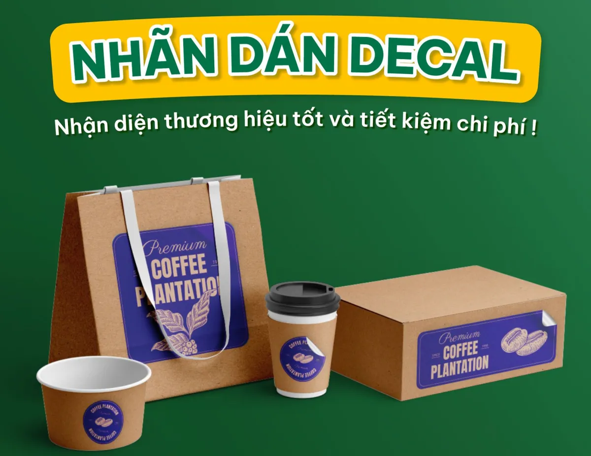Tiết Kiệm Chi Phí Branding Với Nhãn Dán Decal