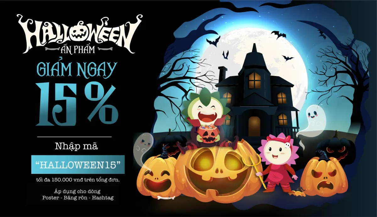 Khuyến mãi đặc biệt: In ấn mùa Halloween!