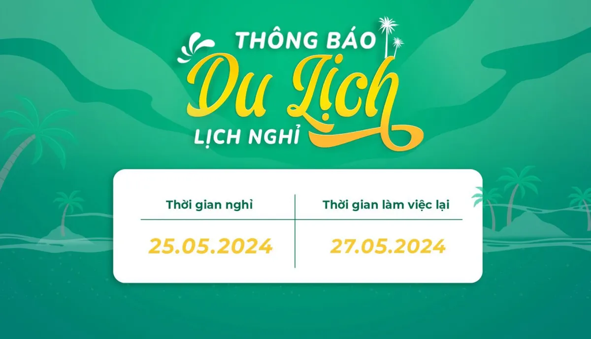 Thông báo Company Trip năm 2024