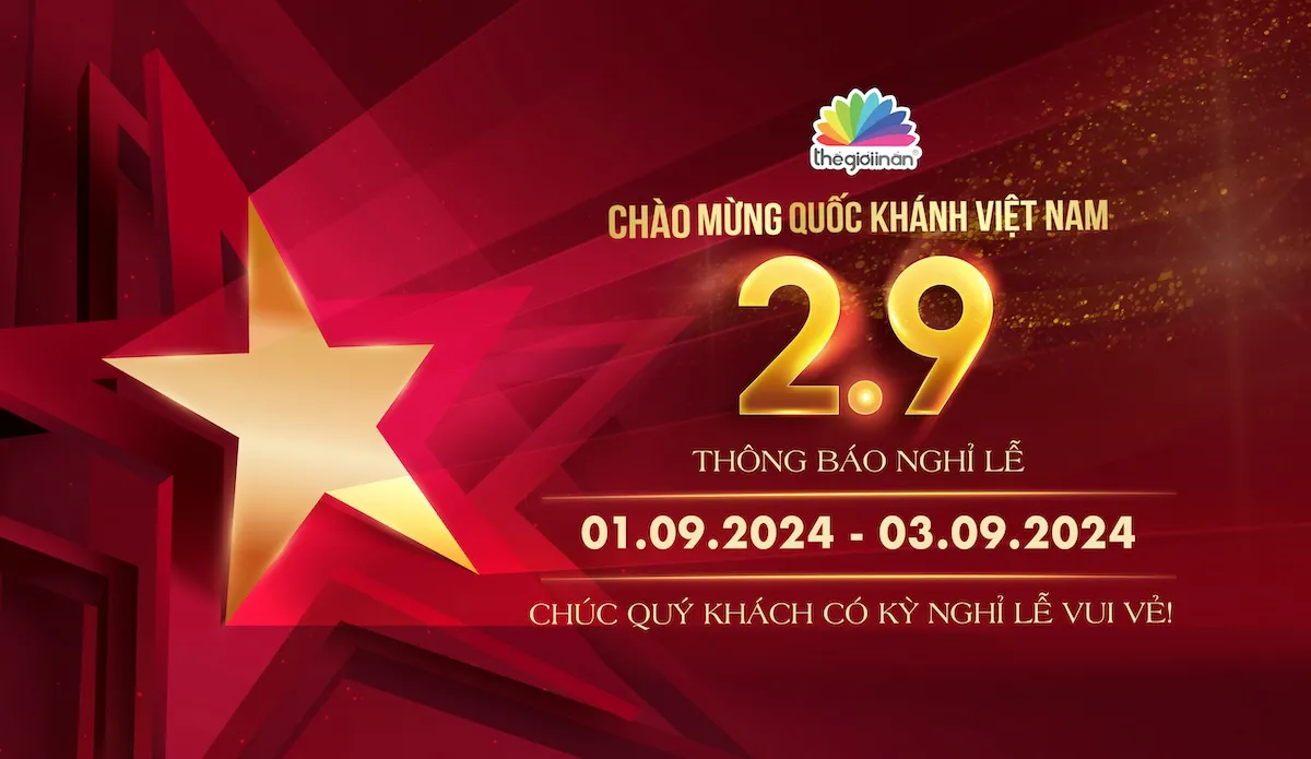 Thông báo lịch nghỉ lễ Quốc Khánh 2/9/2024