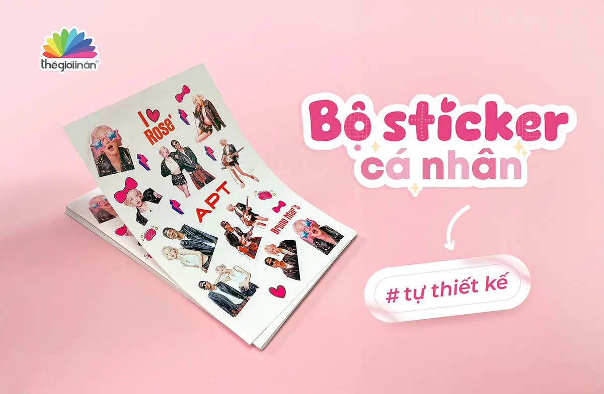 Tự tay thiết kế bộ Sticker Cá Nhân độc đáo - Sáng tạo theo xu hướng hot nhất năm 2025