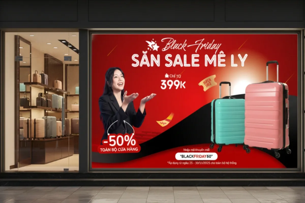 Tổng hợp mẫu banner, backdrop Black Friday ấn tượng, mẫu băng rôn Black Friday chuẩn in ấn cho cửa hàng, tải xuống và chỉnh sửa miễn phí