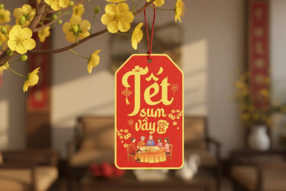 Tổng hợp mẫu thiết kế tag treo trang trí Tết, tag giấy hộp quà Tết miễn phí, đặt in theo yêu cầu