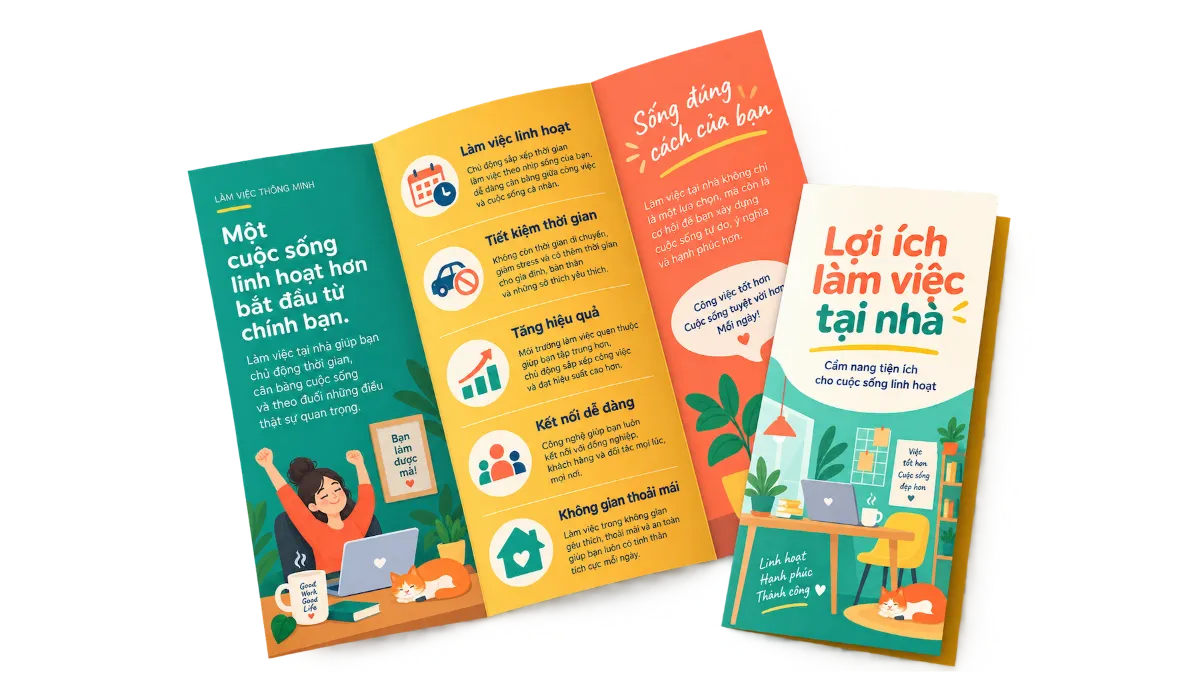 Tờ gấp - Leaflets, Brochures
