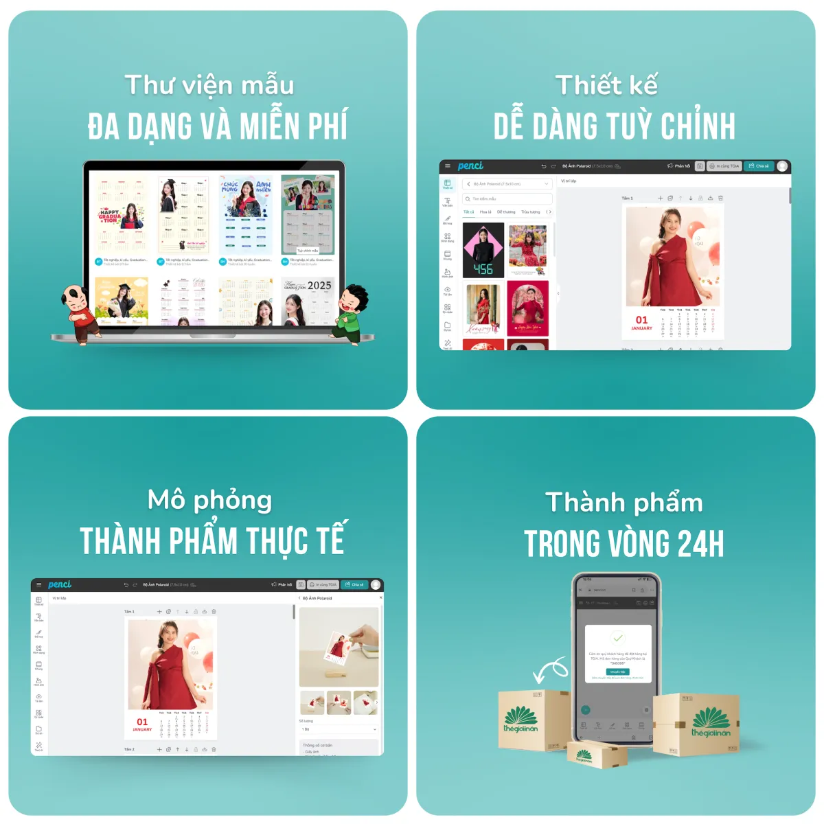 Tự thiết kế qua công cụ Penci