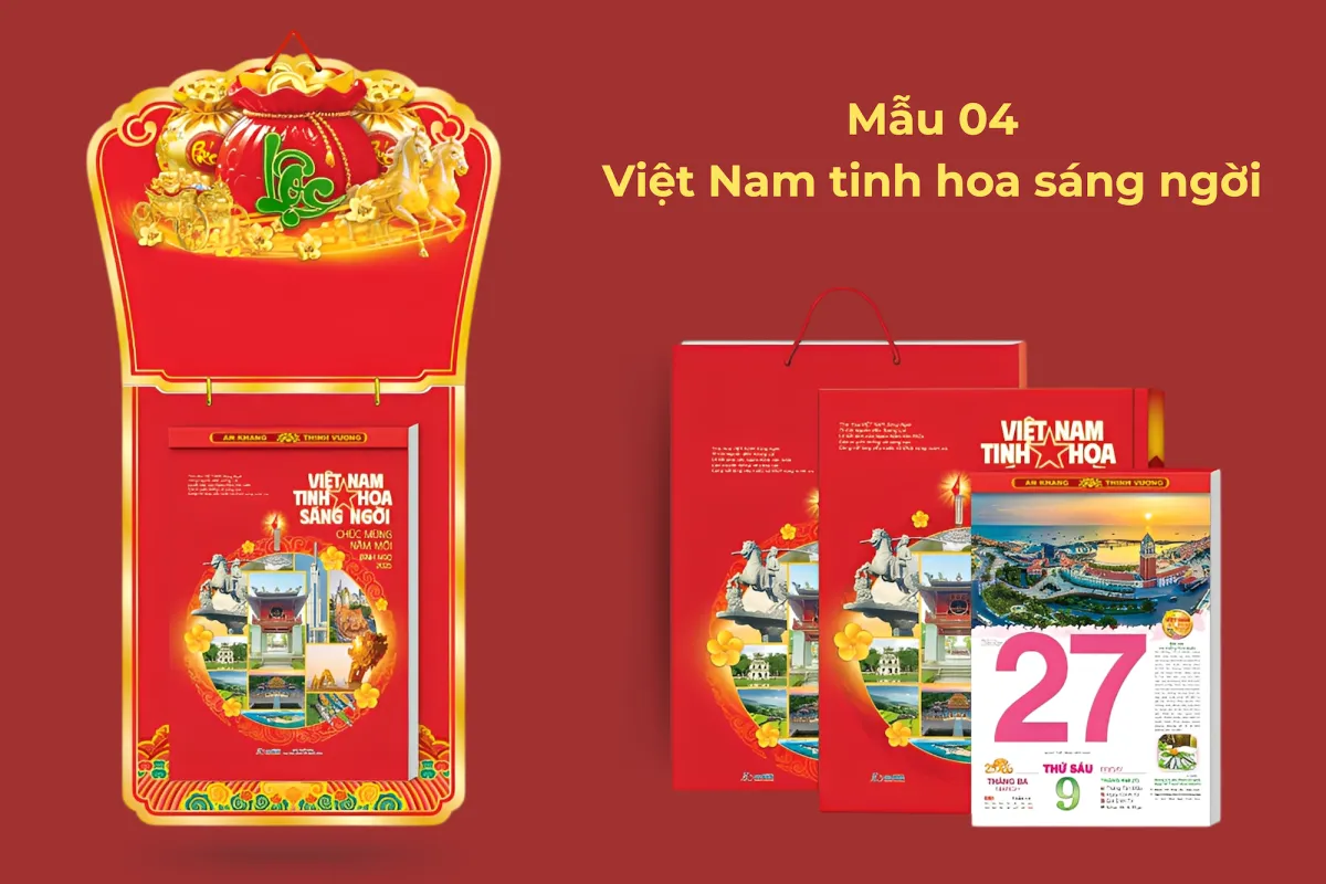 Mẫu 04 - Việt Nam tinh hoa sáng ngời