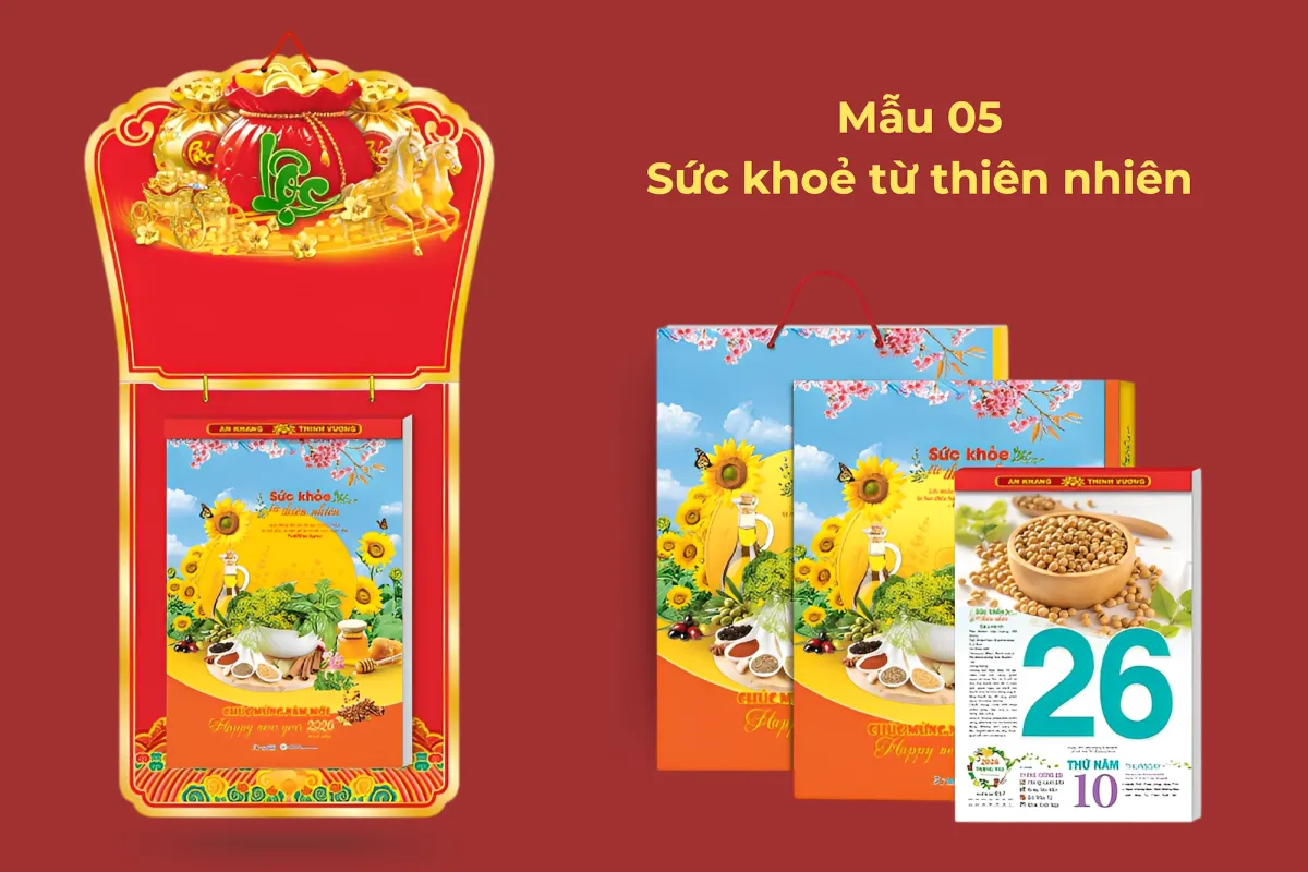 Mẫu 05 - Sức khoẻ từ thiên nhiên