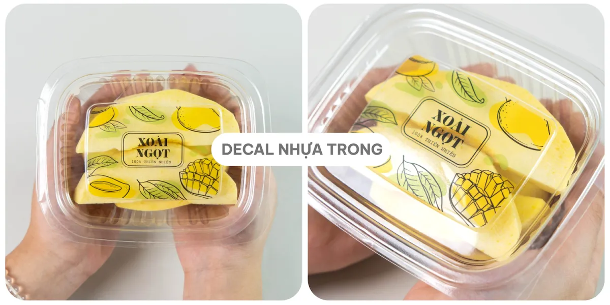 Decal Nhựa Trong
