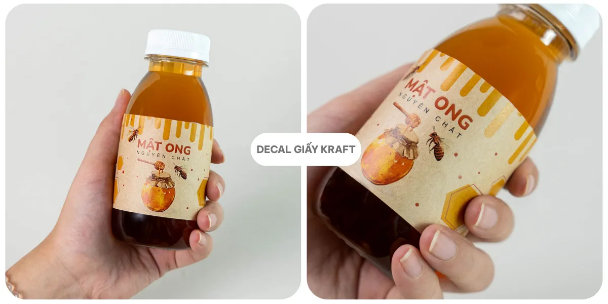 Ứng dụng của Decal giấy Kraft