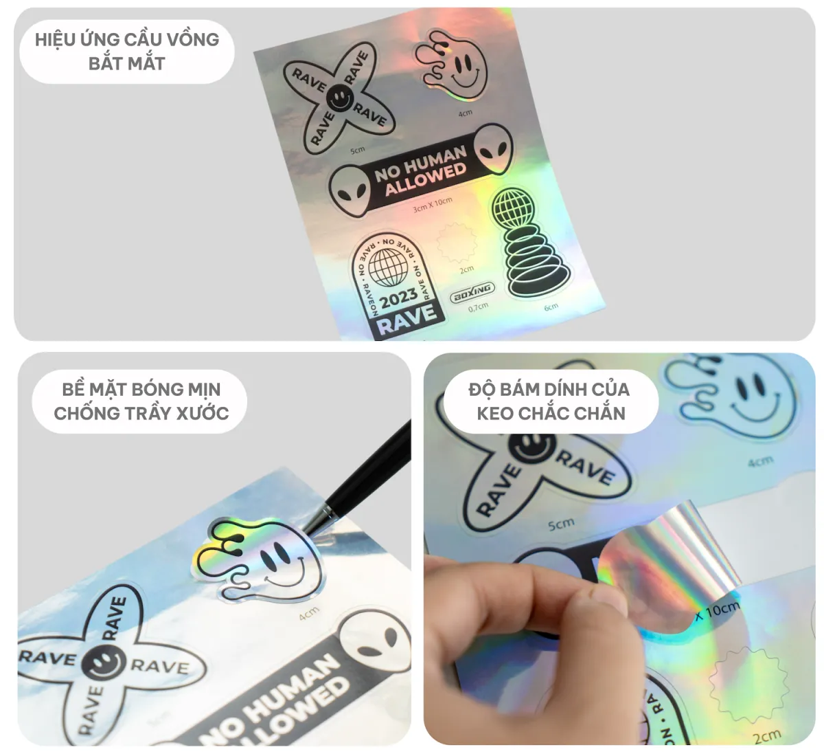 Đặc điểm của Decal Hologram