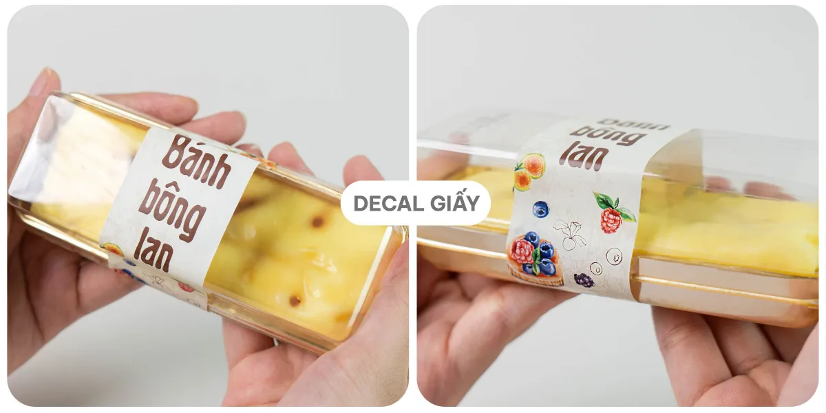 Ứng dụng của Decal giấy