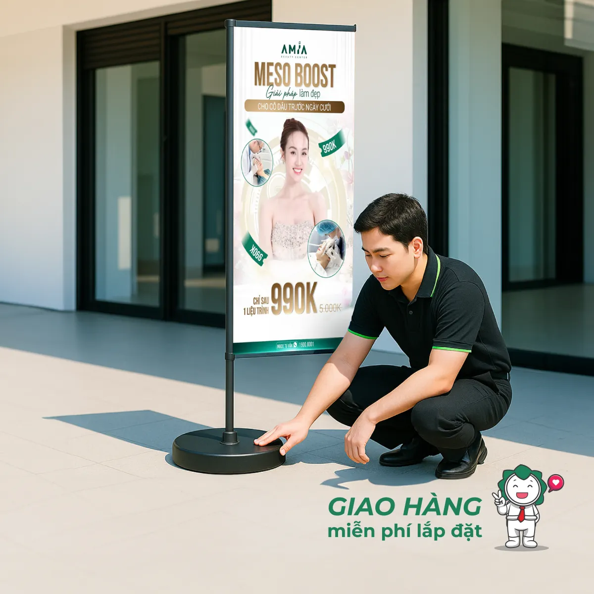 Dịch vụ giao hàng và lắp đặt tận nơi tại TGIA