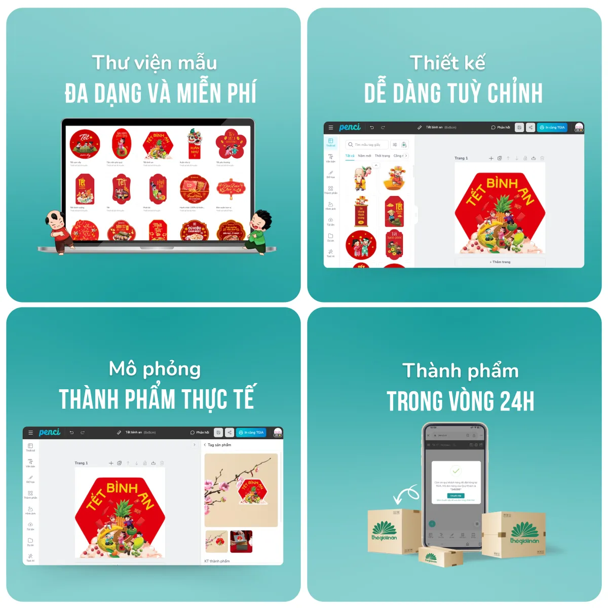 Tự thiết kế qua công cụ Penci