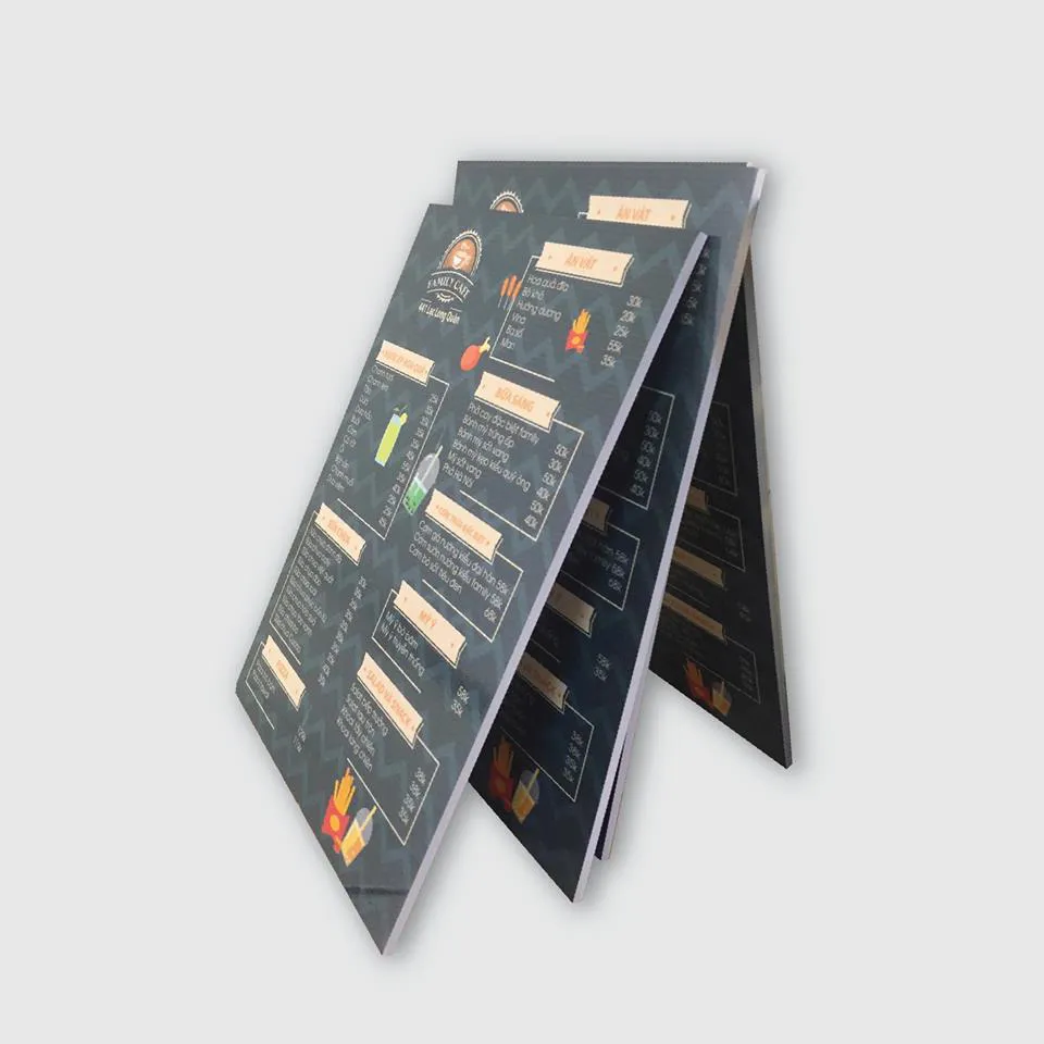 Menu Bồi Format