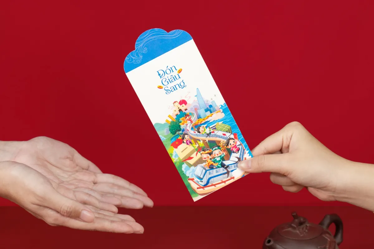 Mẫu 2: Đón giàu sang