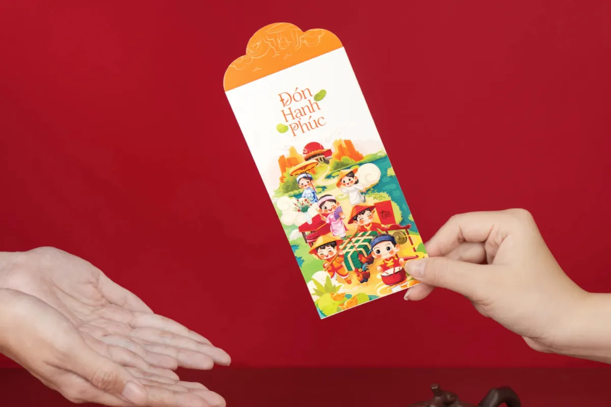 Mẫu 4: Đón hạnh phúc
