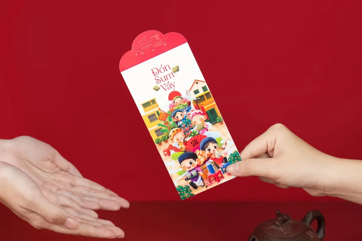 Mẫu 5: Đón sum vầy