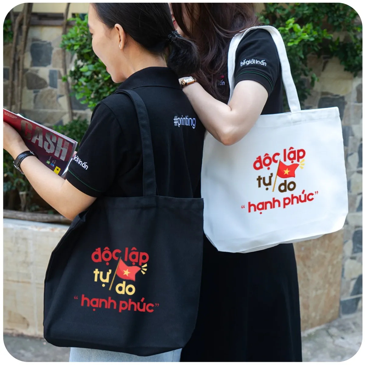 Sáng tạo túi canvas